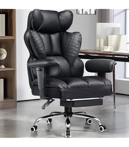 Amazon.com: EMMA + OLIVER Black Fabric Big & Tall 400 lb